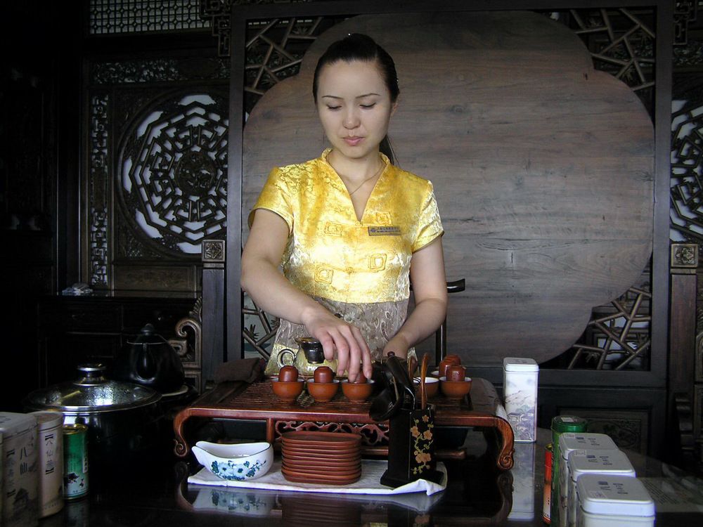 Подготовка к дегустации  чая