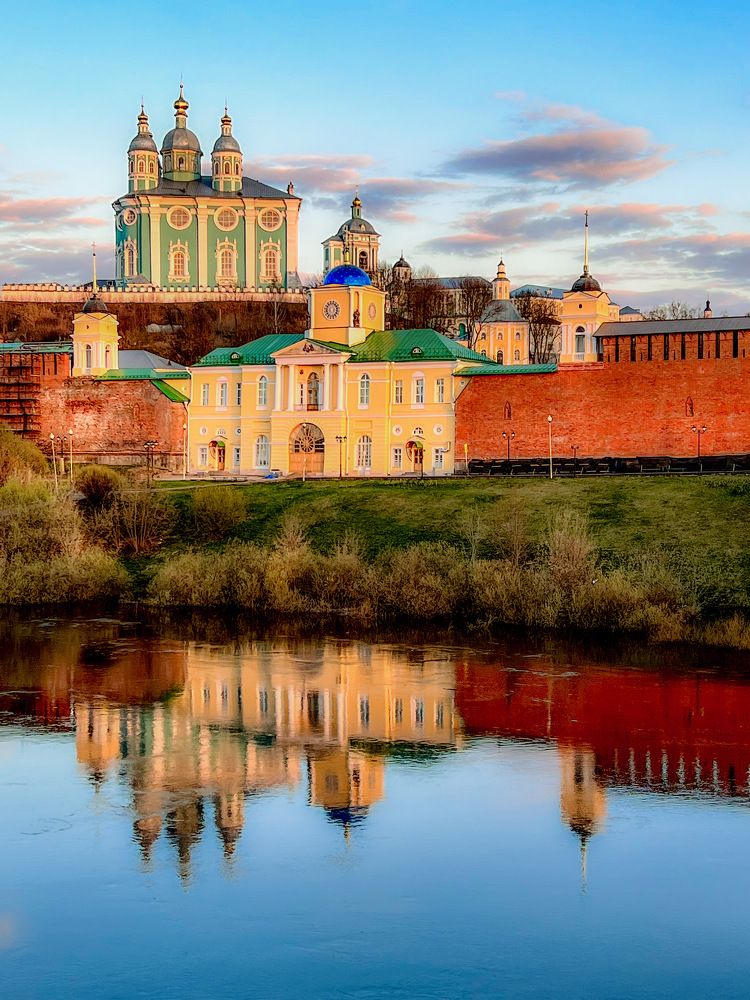 Вид на Архитектурный ансамбль Соборного холма