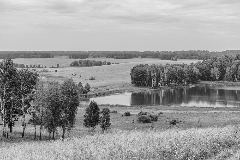 Просторы, озеро-пейзаж.../Open spaces, lake-landscape