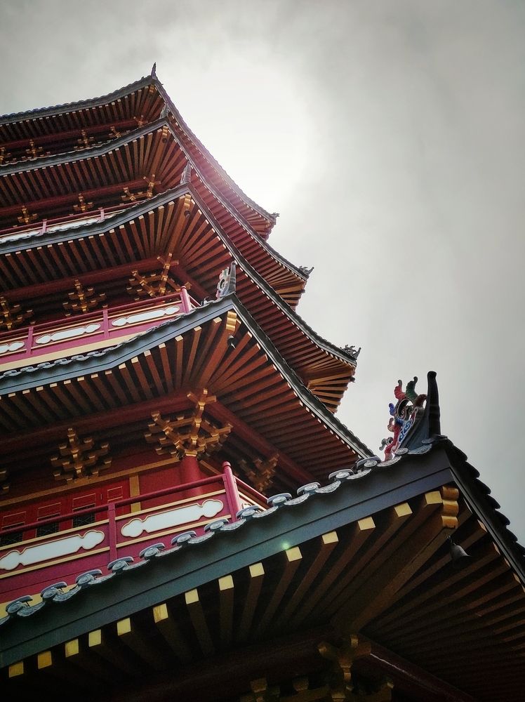 Details of pagoda roof