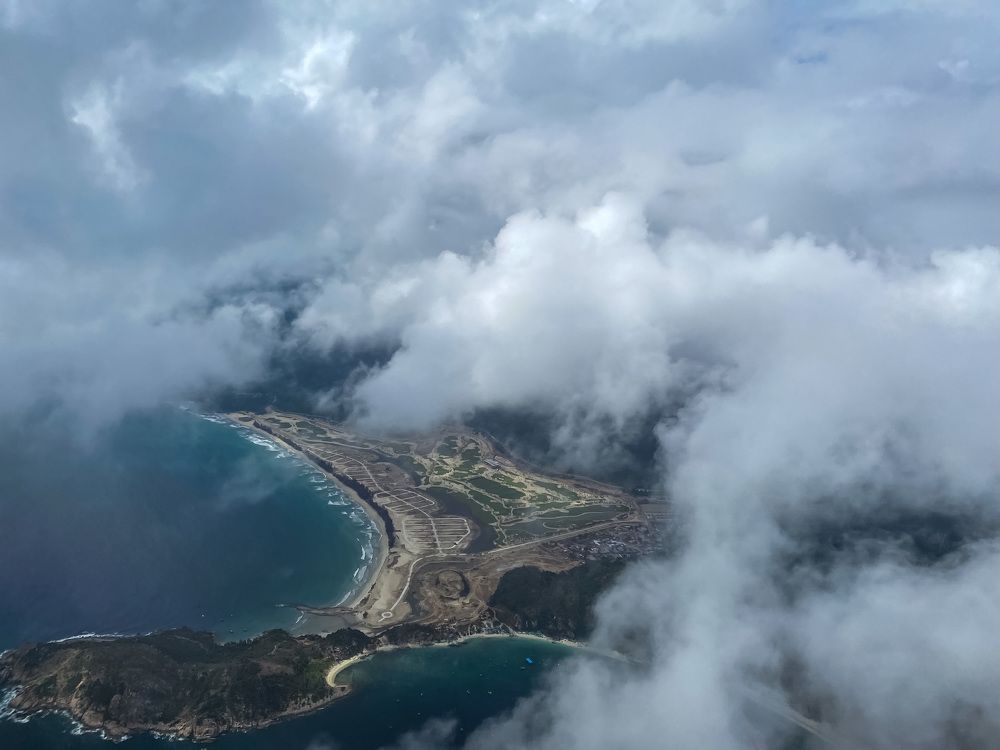 Phan Rang beach seen from above