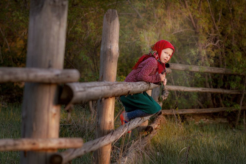 Деревенская девочка