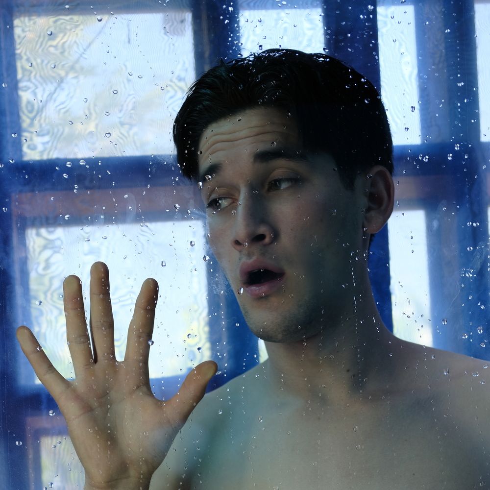 tears through the glass