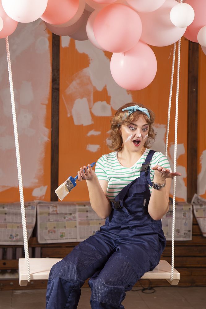 испачкалась?