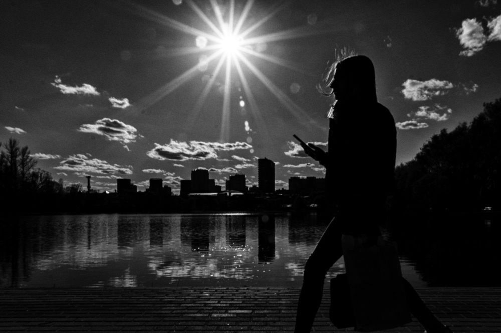 В лучах заката