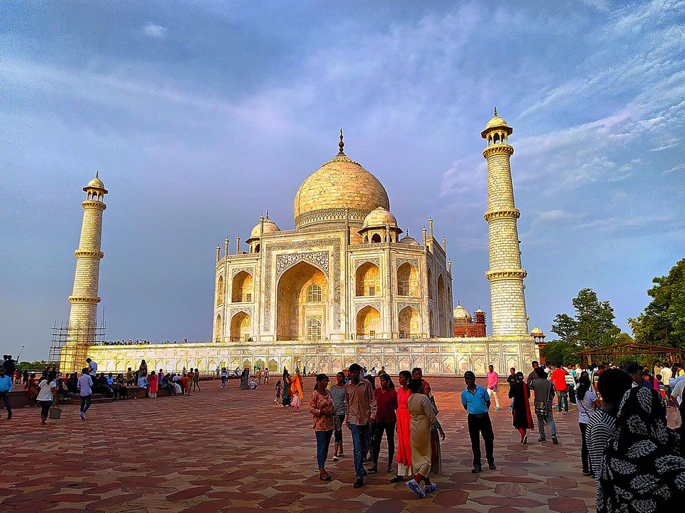 Golden Taj at sunset