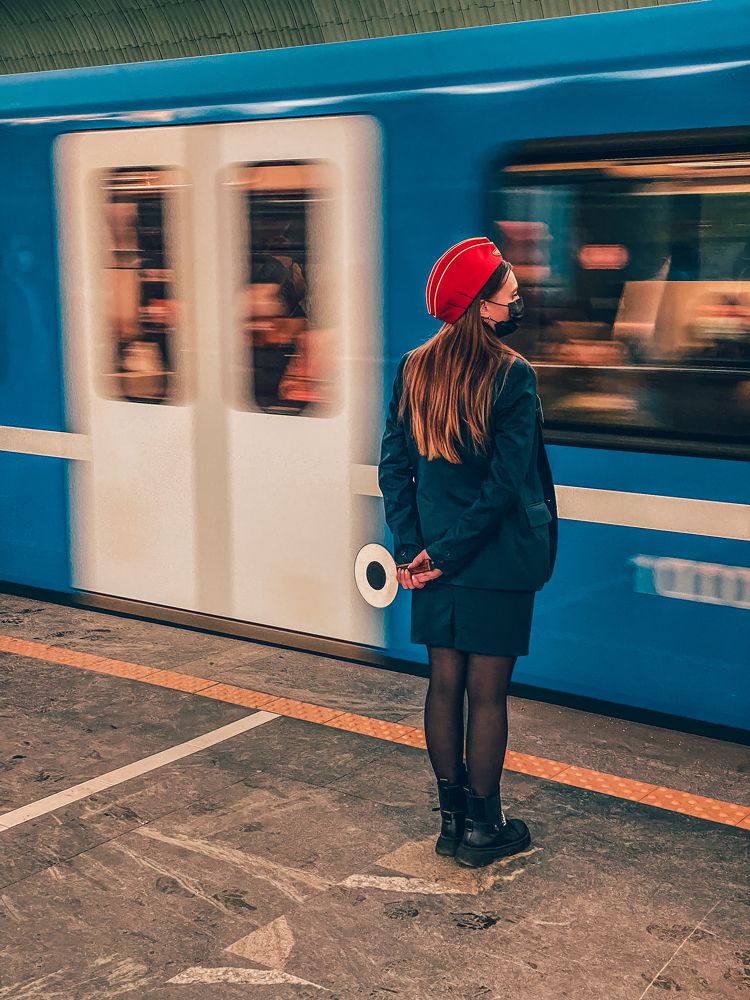 Уходящий поезд