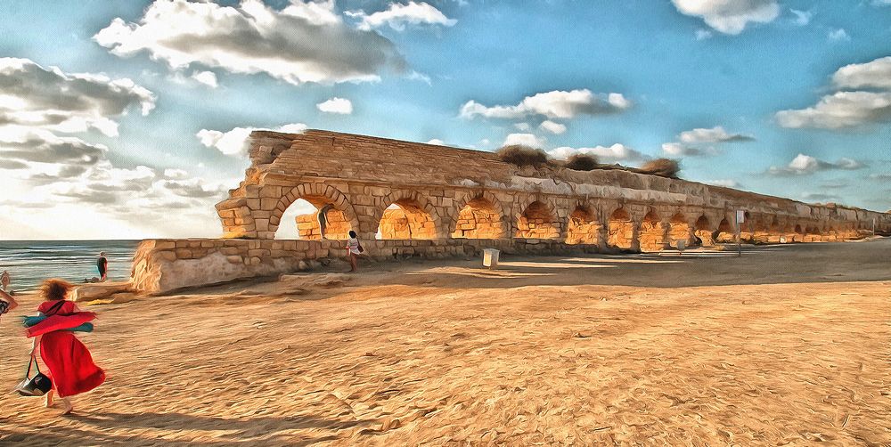 Древнеримский акведук.