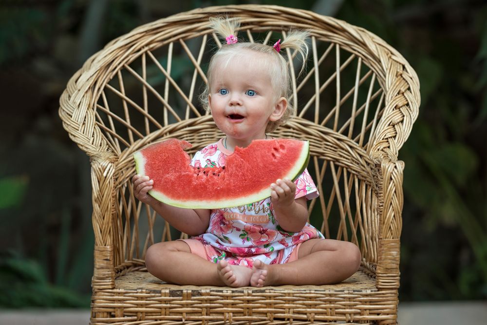 Первый в жизни арбуз