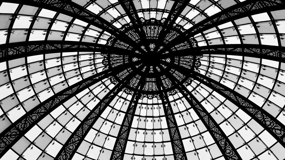 Umbrella on the roof