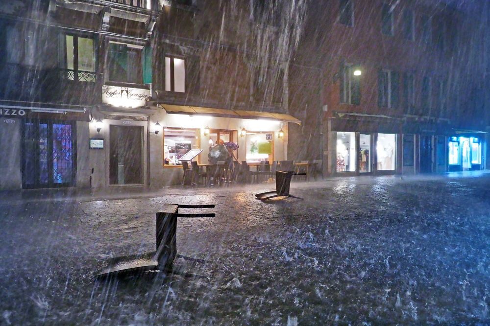 Ливень в Венеции...