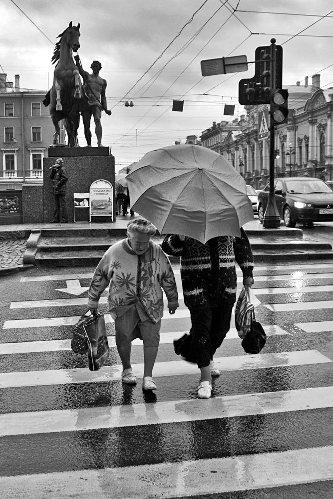 Дождливый Петербург