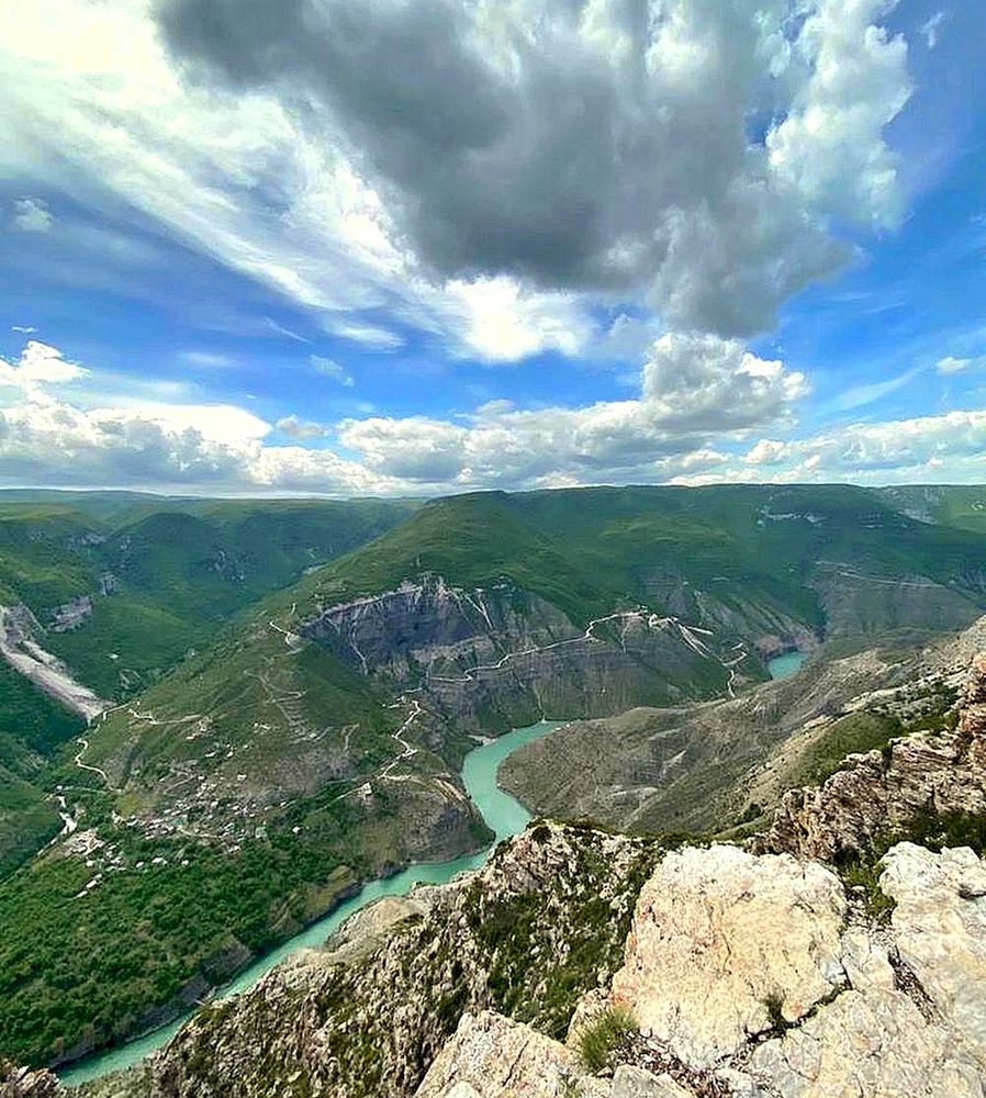 Сулакский каньон в Дагестане