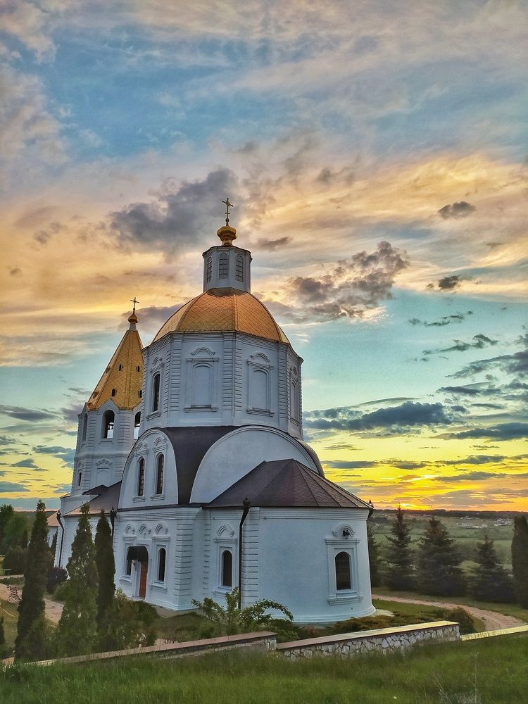 На закате...