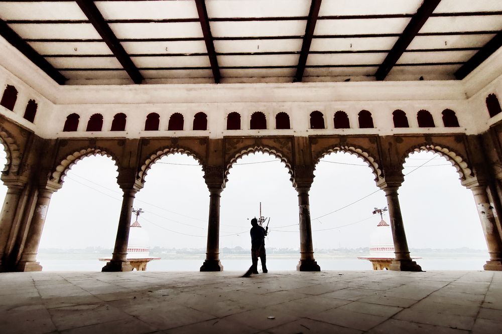 Morning Street Scene