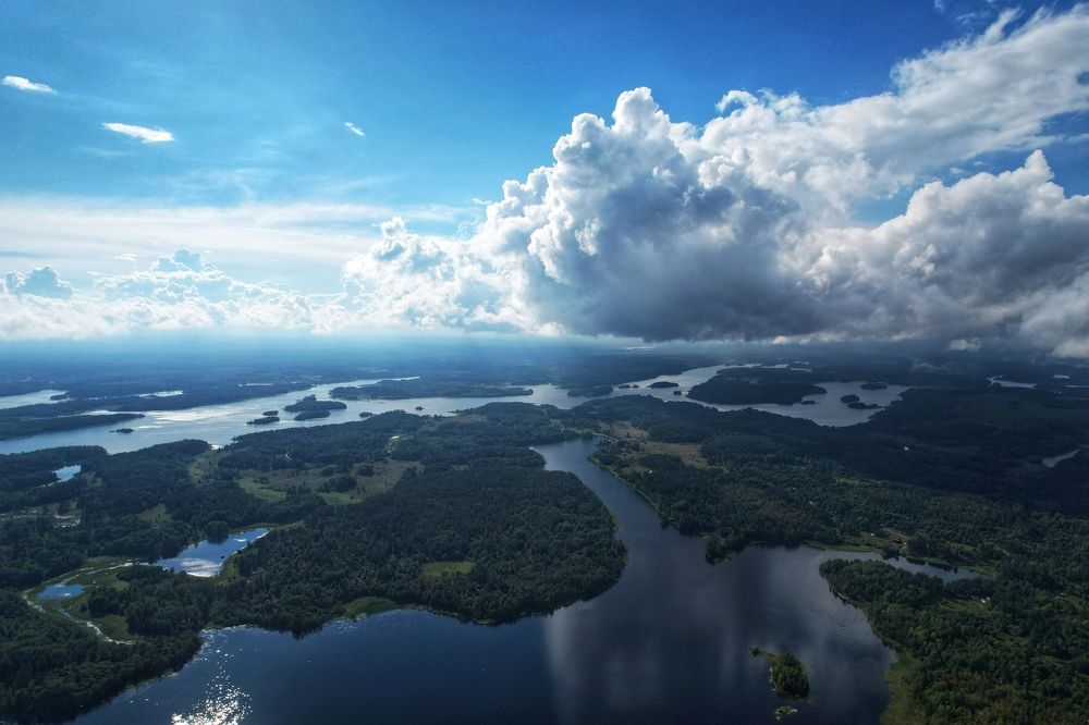В небесах над Ладожскими шхерами