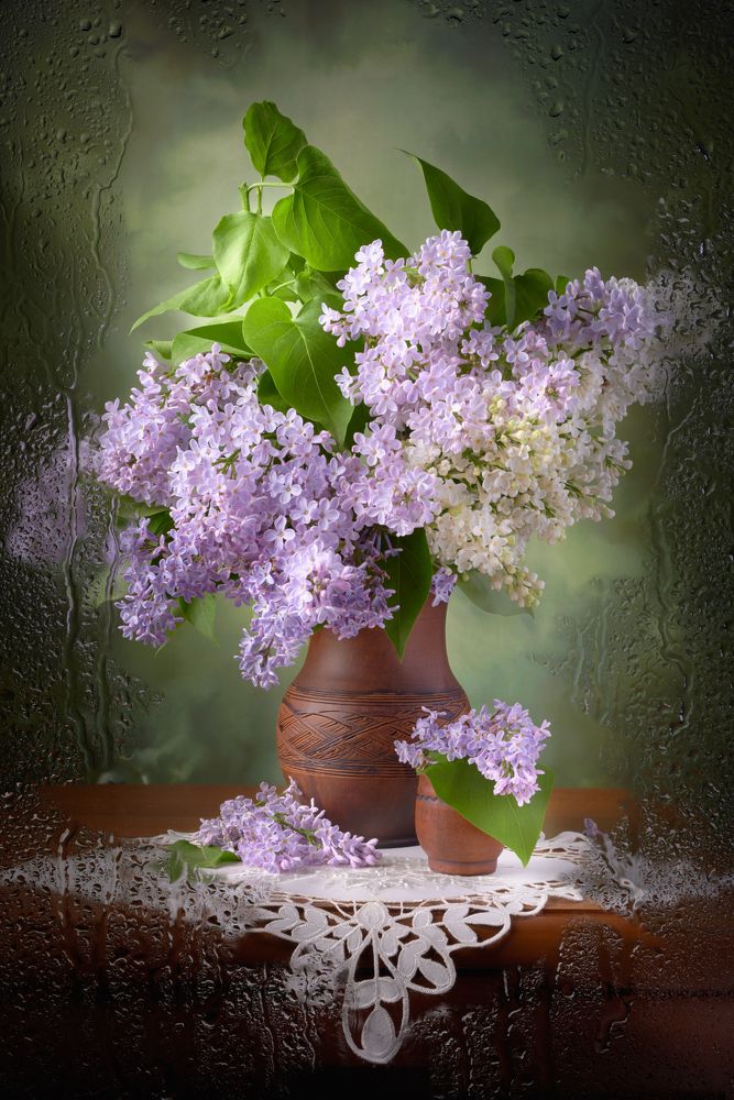 Сирень в оконце...