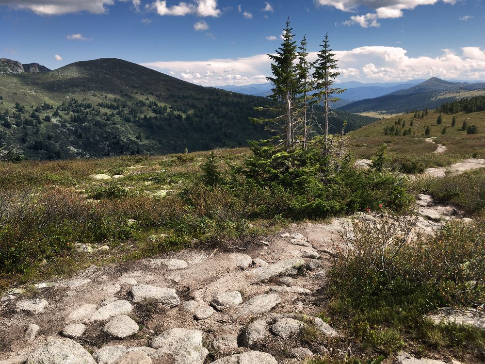 Спускаясь с пика Птица