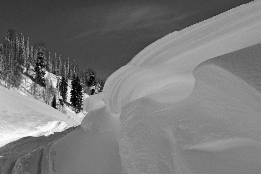 Снежные дюны