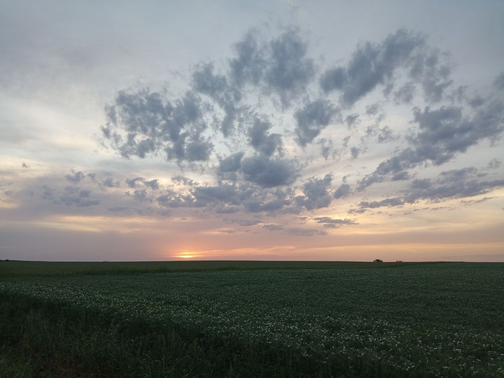 Закат в Осетии