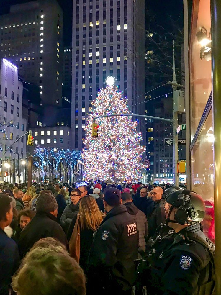 Christmas tree in NY