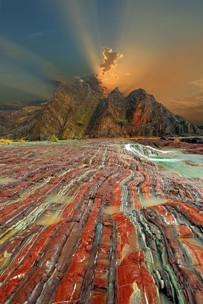Strange rock formations