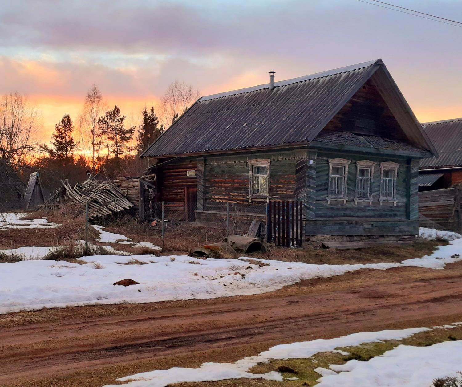 Вечер в деревне