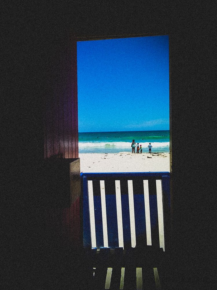 A view from beach cottage