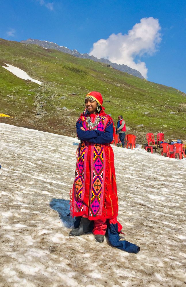 In the Sunny Snow of Rohtang Pass