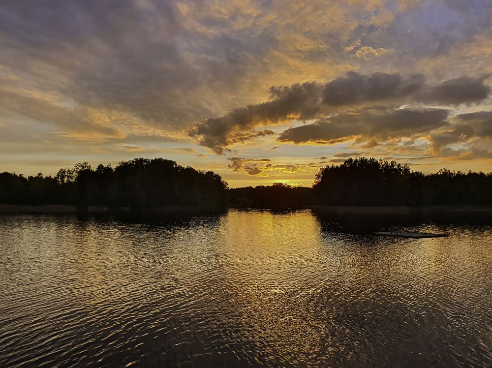 The Sunset at Lake Stora Rangen
