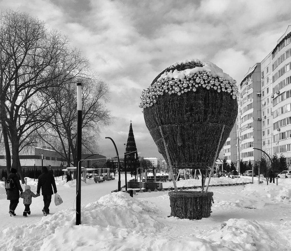 Зимняя прогулка в городе