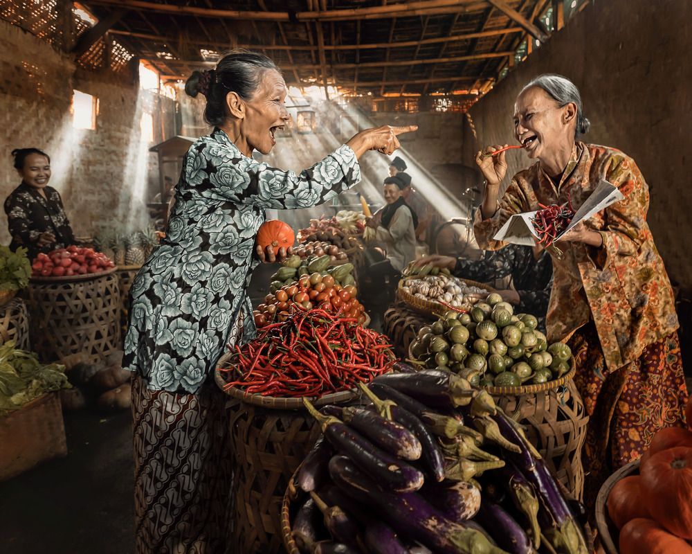 Indonesia Traditional Market