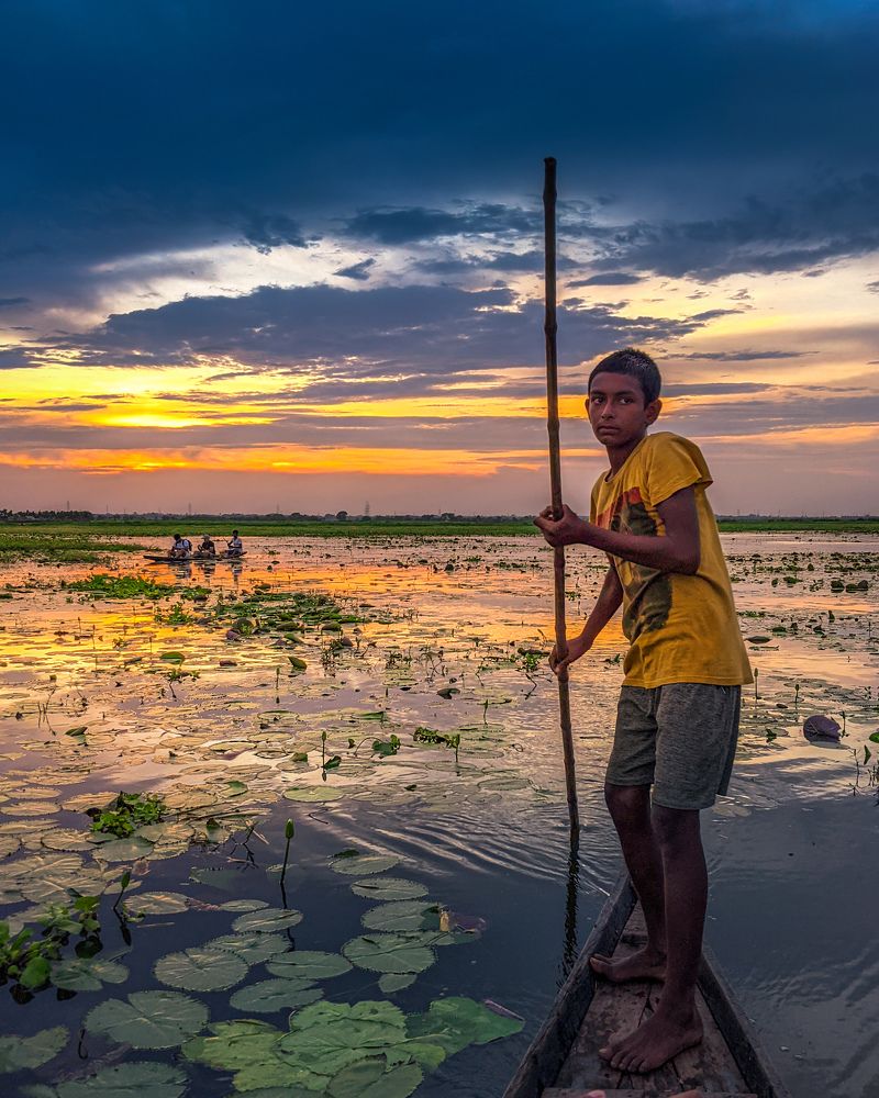 The boy and the boat