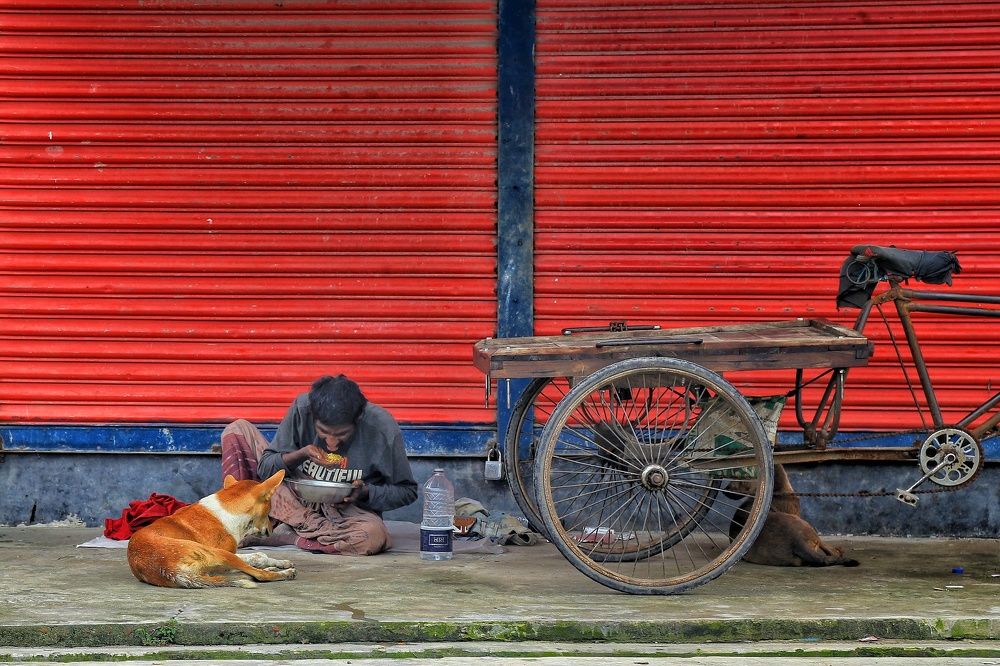 POVERTY LEADS TO HUNGER