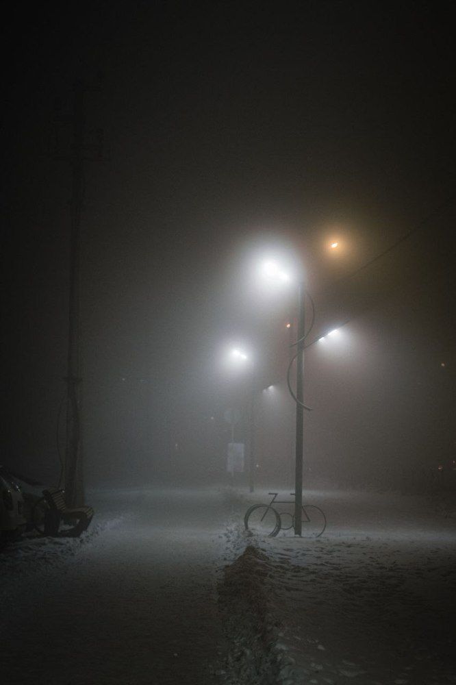 Январский туман на 45й Параллели