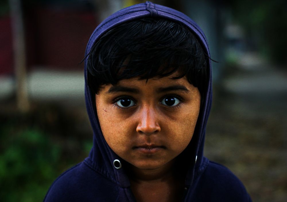 Today his heart is burning in the blue of pain