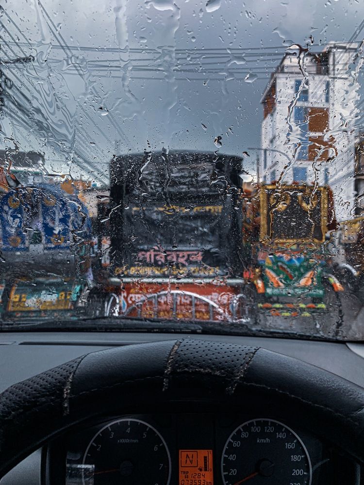 A rainy day in my city