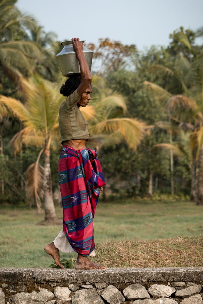 Hardworking Village Woman
