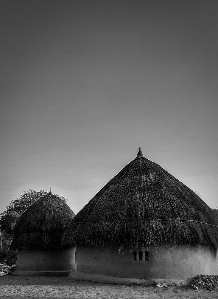 Common Houses in Tharparkar, Sindh, Pakistan