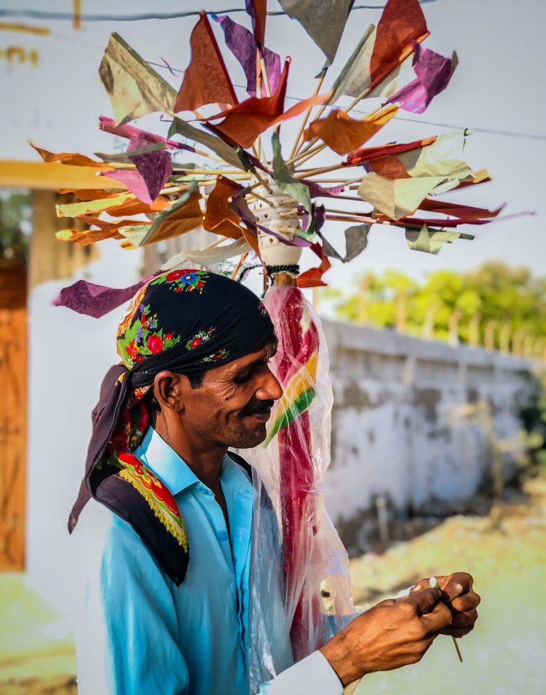 Vendor Selling Candies in streets