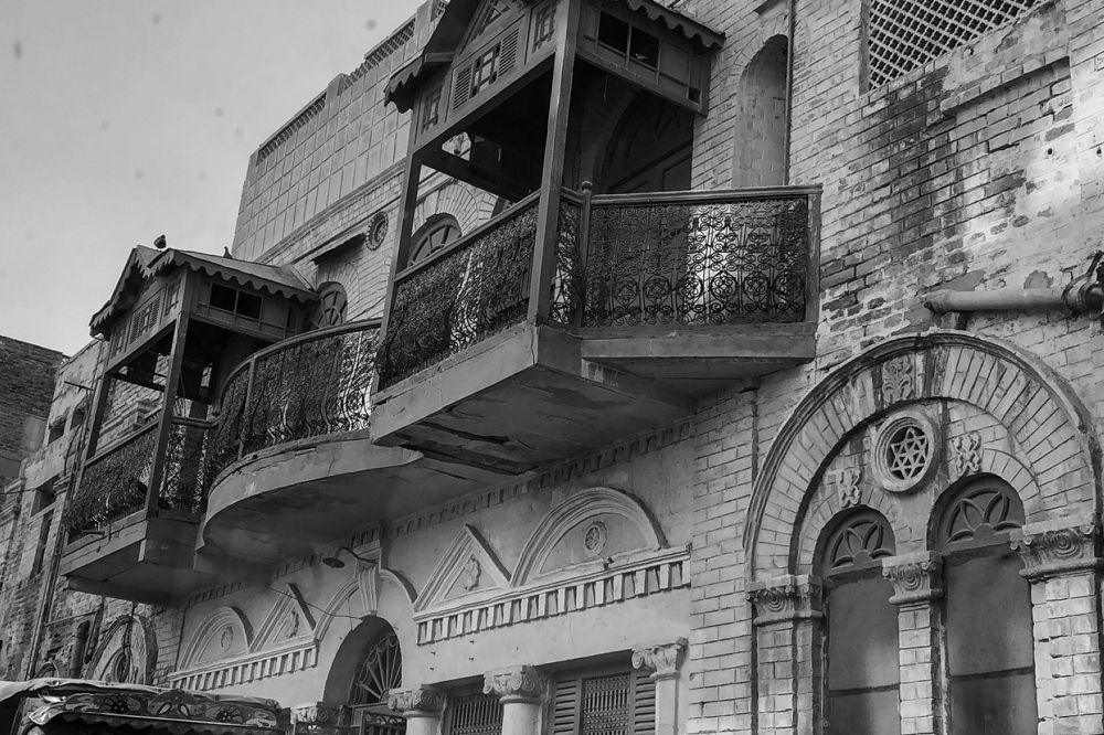 Ancient building in Hyderabad, Sindh, Pakistan