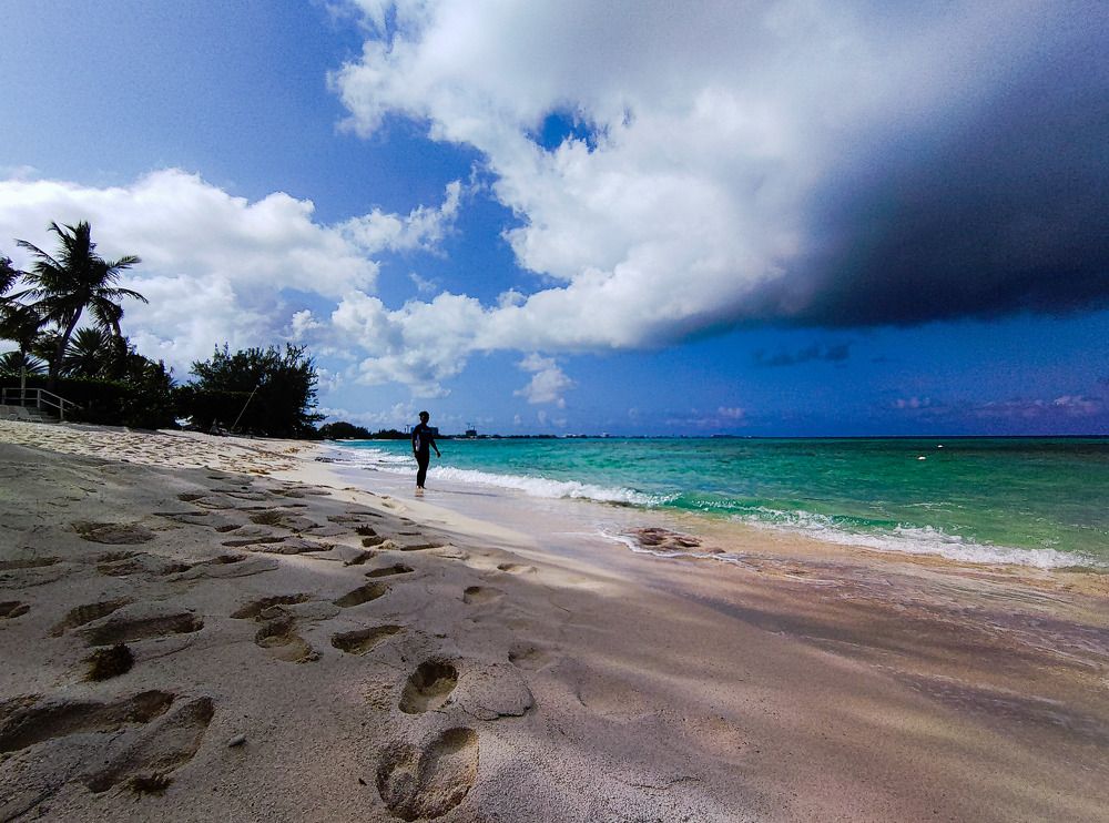 blue heart in the sky