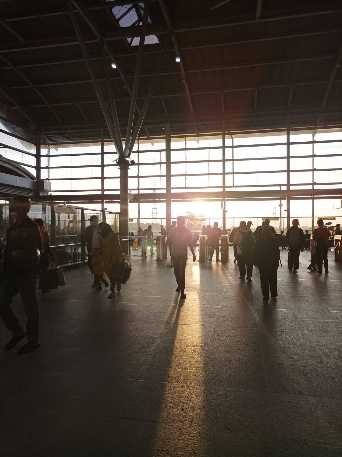 twilight at the station