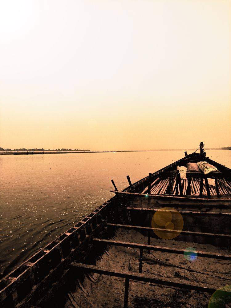 Boat in Ganga River