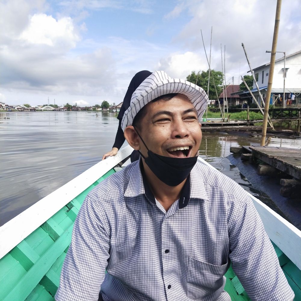 Amazing river at Sambas West Borneo