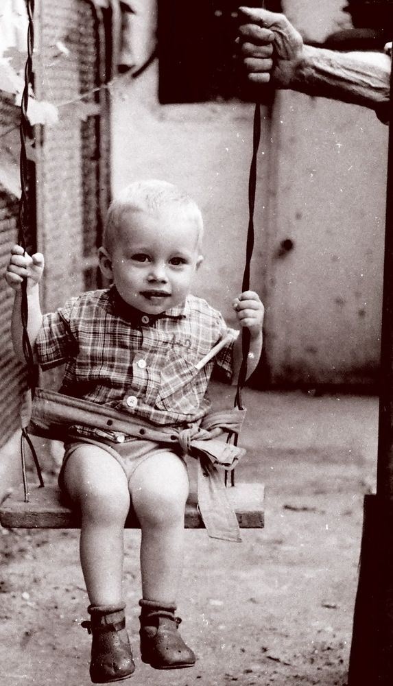 Портрет Сашульки с дедой Петей ...