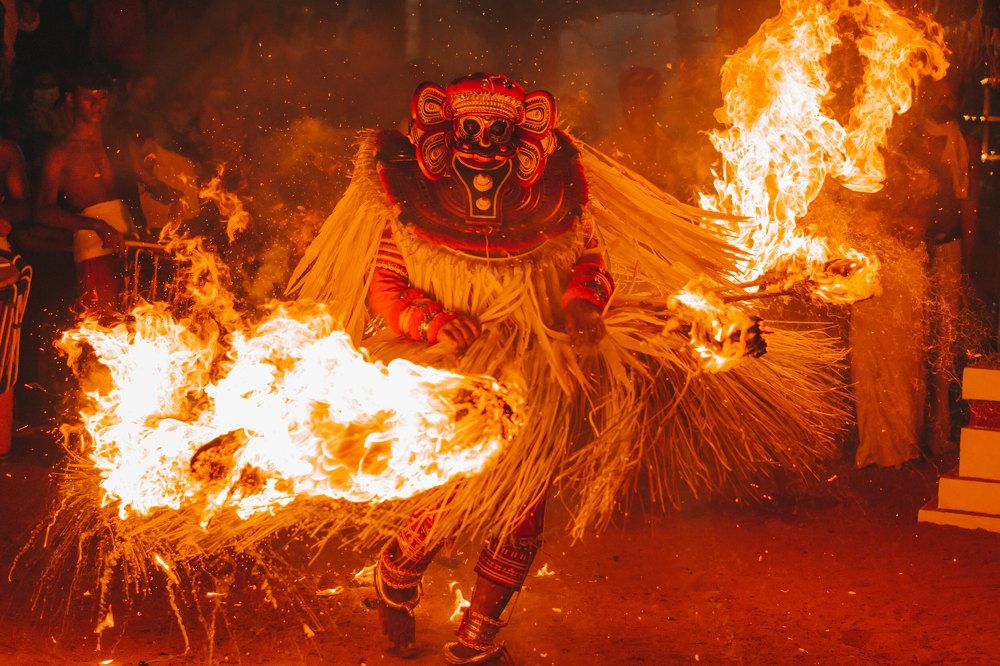 Agni bhairavan theyyam
