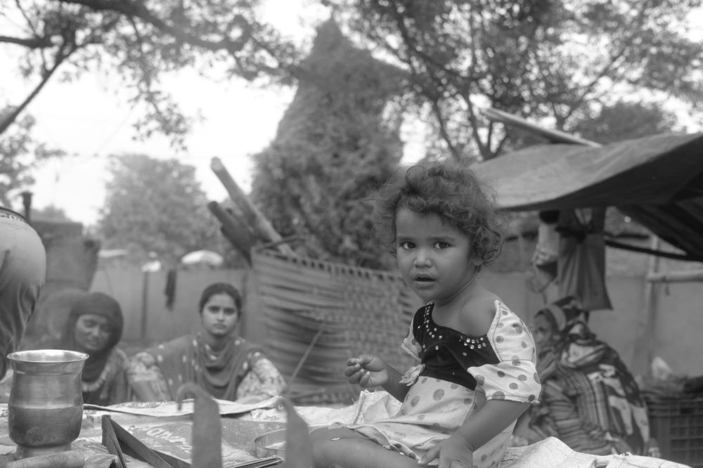 Innocent and shy full Expression of child, who is having Honest eyes