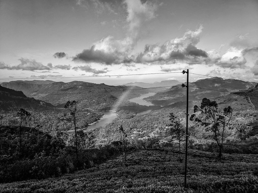 View of kothmale Resoviour Srilanka