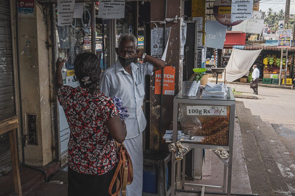 Little Shop owner arguing with a women